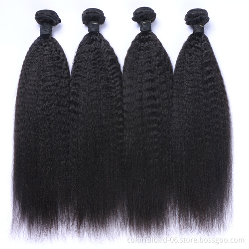 Wholesale Straight Human Hair Lace Wig Vendors Kinky Straight Black Hair Extensions Brazilian straight Hair